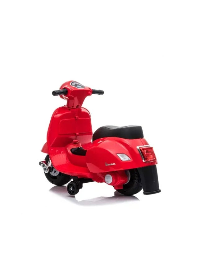 Vespa Motorcycle Red - Image 2